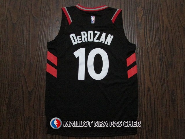 Maillot Authentique Toronto Raptors Derozan 2017-18 10 Noir